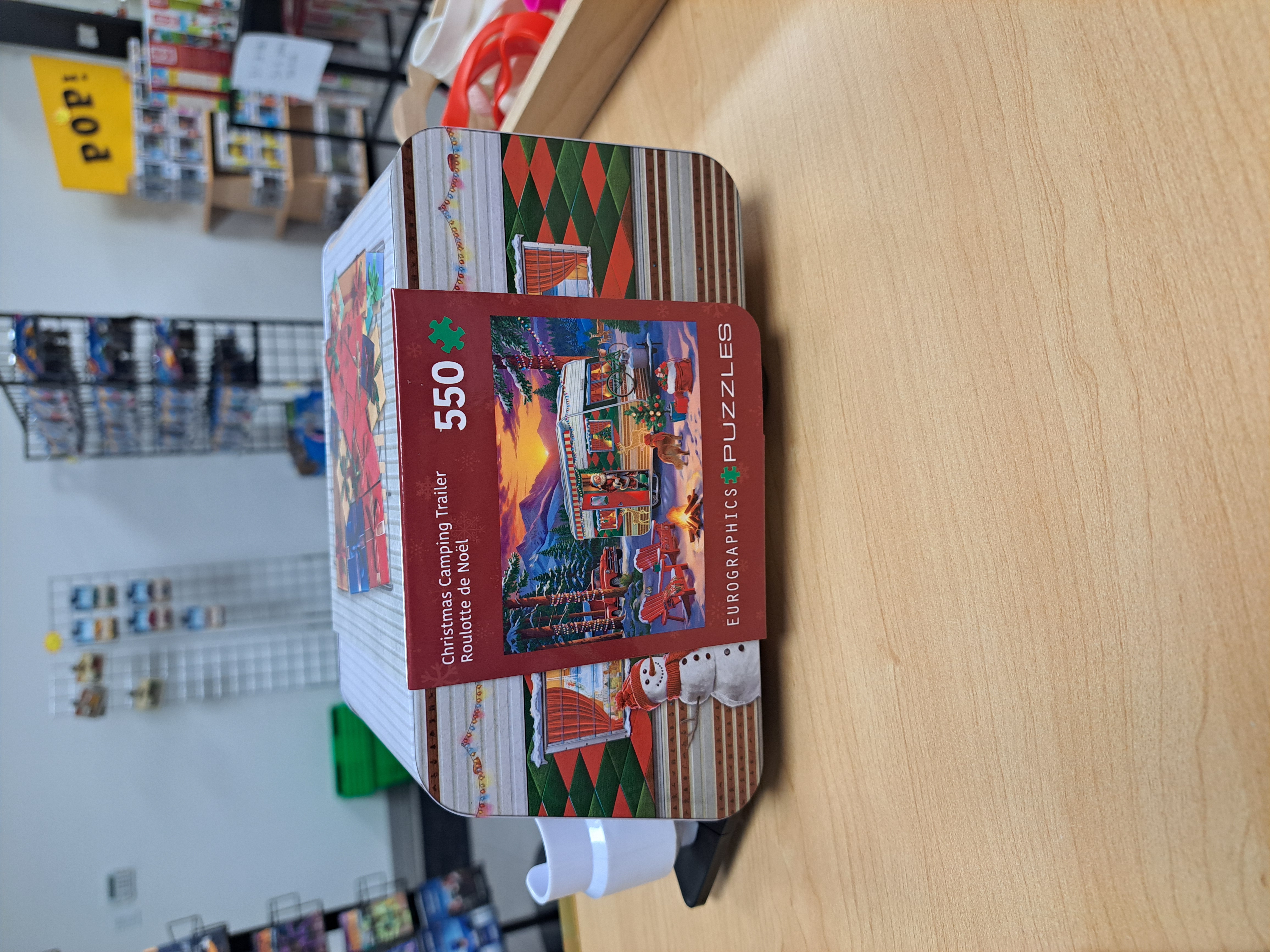 Roulotte de Noel casse-tête 550 morceaux